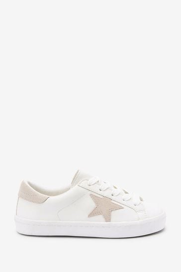 Buy White Standard Fit F Star Lace Up Trainers from Next Croatia