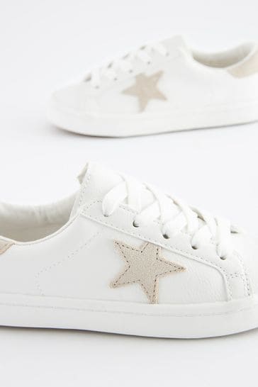 Leather on sale star trainers