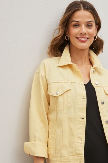 Yellow hotsell oversized jacket
