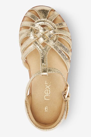 Next sales sandals gold