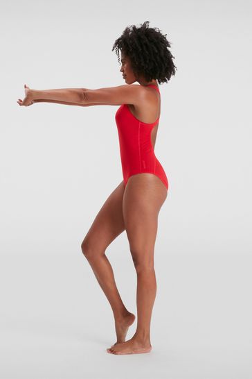 Red speedo one piece online