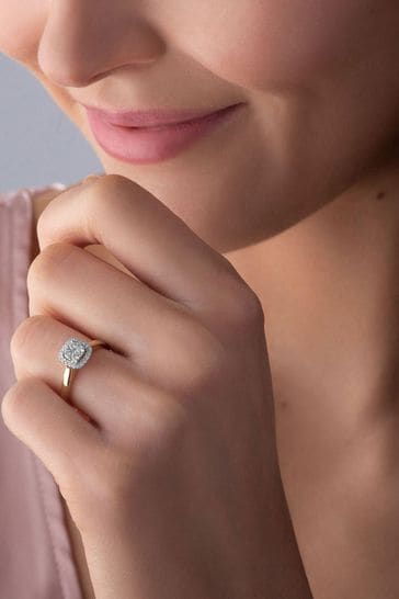 Beaverbrooks yellow top diamond ring