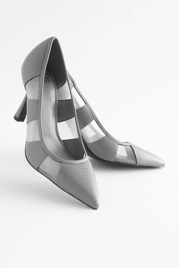 Grey court shoes next cheap