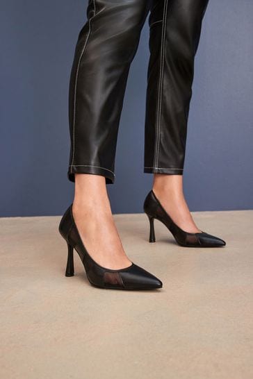 Black mesh court best sale shoes