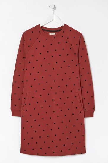 Red spot hot sale dress next