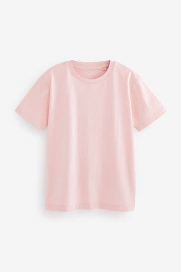 Light Pink Short Sleeve Basic T-Shirt (3-16yrs)