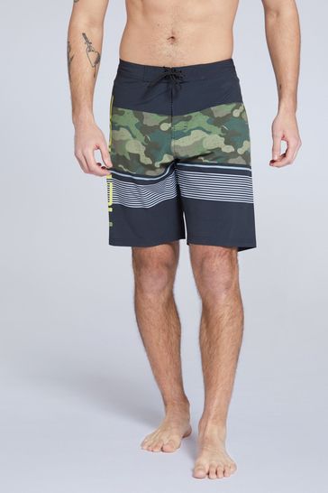 Animal Mens Brett Black Recycled Board Shorts