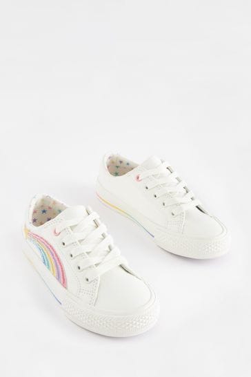 Ladies top rainbow trainers