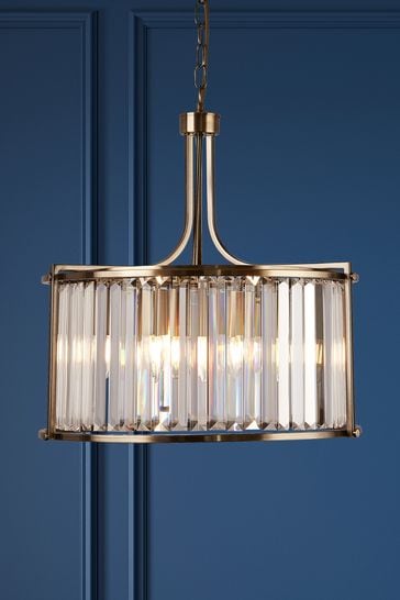Searchlight Brass Hermione 5 Light Antique Ceiling Light