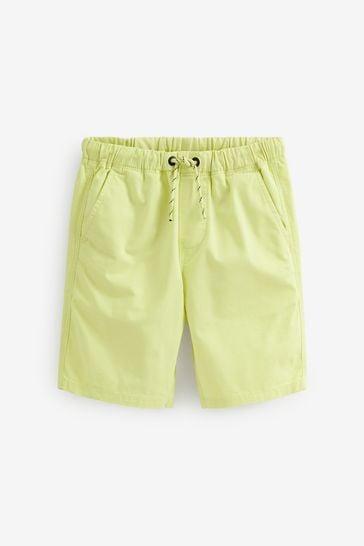 Bright Yellow Pull-On Shorts (3-16yrs)