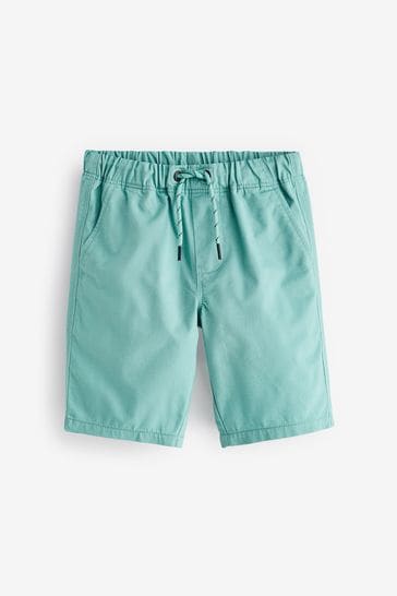 Aqua Blue Pull-On Shorts (3-16yrs)
