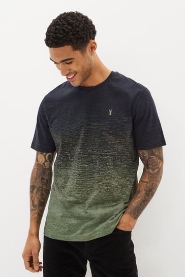 Khaki Green Dip Dye T-Shirt