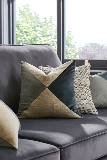Grey and deals cream cushions