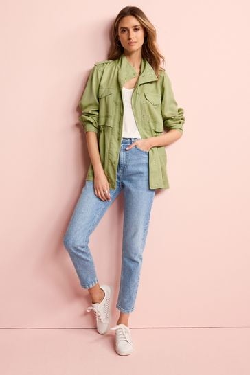 Utility jacket clearance with patches
