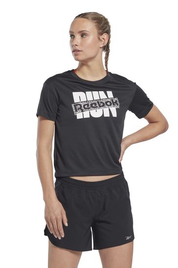 Reebok Black Running Speedwick Graphic T-Shirt