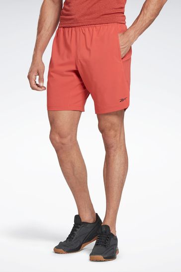 Reebok Orange Workout Ready Shorts