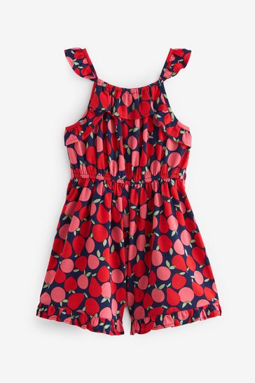 Red frill playsuit store