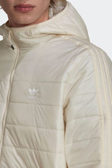Adidas puffer jacket on sale white