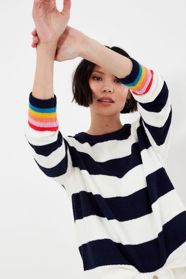 Buy Joules Blue Seaport Chenille Jumper 