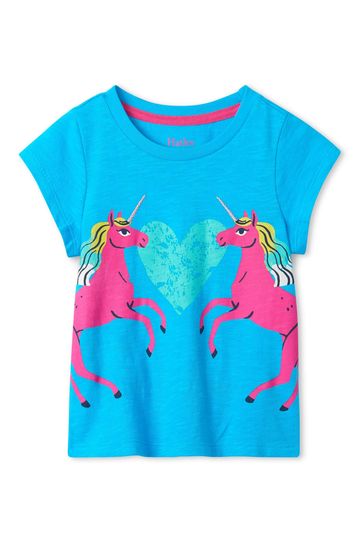 Hatley Blue Magical Unicorns Graphic T-Shirt