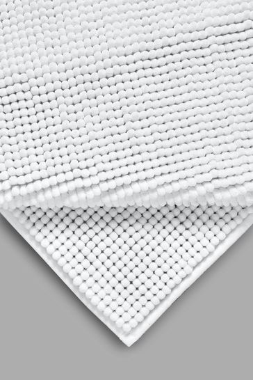 Buy White Bobble X Large Bath Mat from Next Switzerland