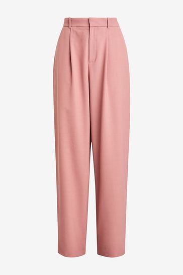 Ted Baker Oraya Pink Soft Straight Barrel Trousers