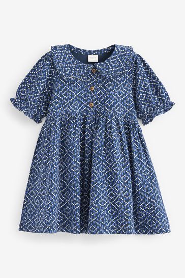 Blue peter pan sales collar dress