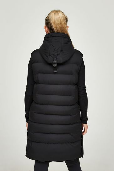 Buy Zavetti Canada Womens Salvino Longline Jet Black Gilet from Next Bahrain