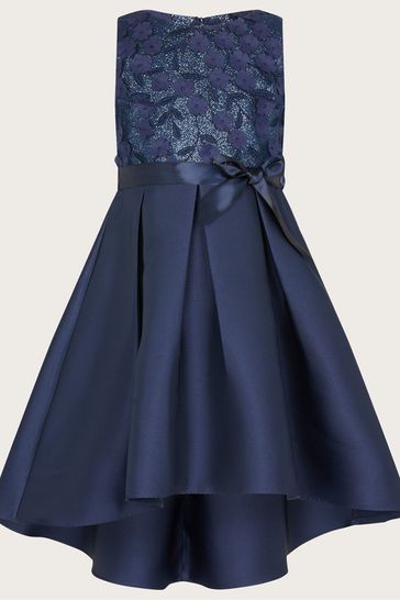 Monsoon Blue Anika High Low Bridesmaid Dress