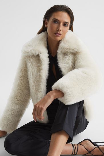 Reiss fur clearance jacket