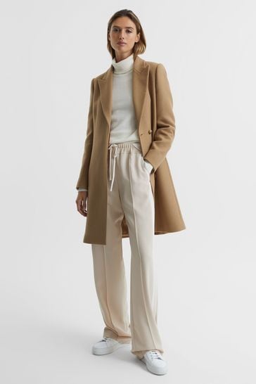 Reiss beige coat on sale