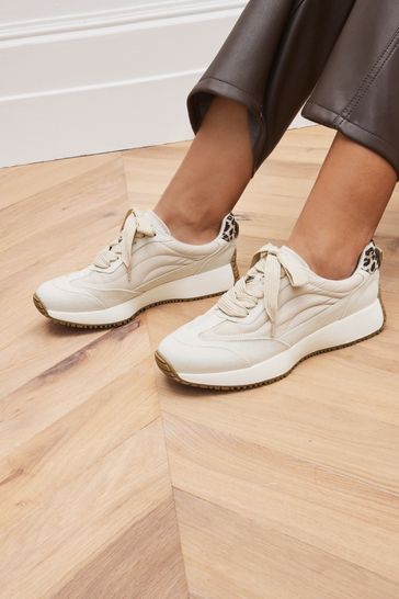 Suede panel chunky sole trainers hot sale