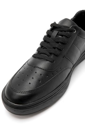 Schuh on sale black trainers