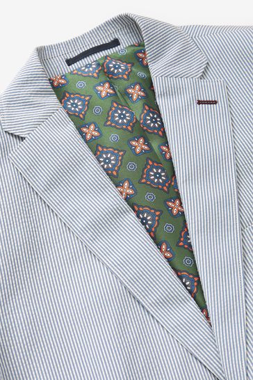 Mens white seersucker suit sale