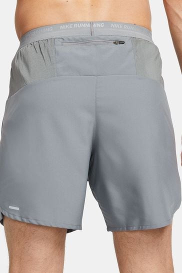 Buy Nike Grey Dri FIT Stride 7 Inch Running Shorts from Next