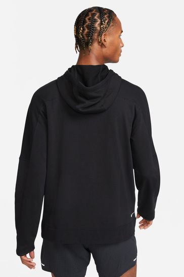 Black on sale running hoodie