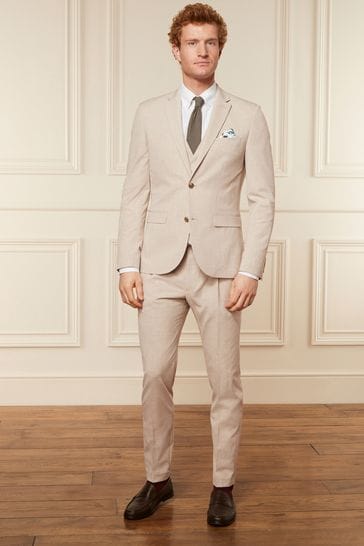 Buy Stone Skinny Fit Motionflex Stretch Suit Jacket from Next USA