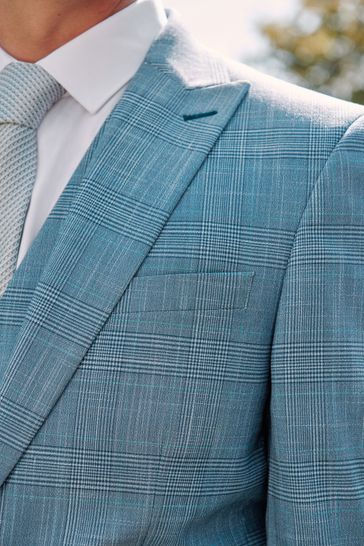 Blue checkered jacket 2025