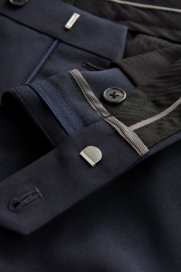 Buy Navy Blue Slim Fit Essential Suit Trousers from Next Ukraine