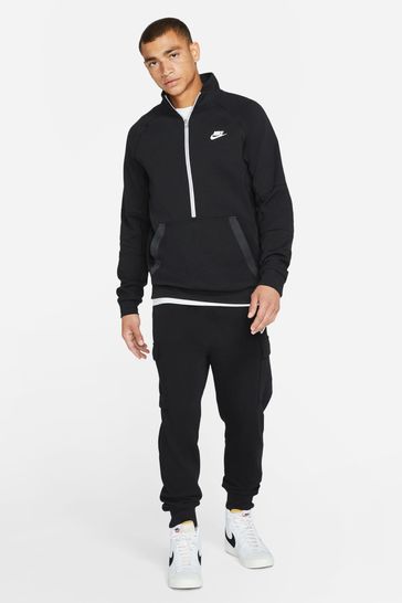 Nike chariot fleece best sale full tracksuit navy