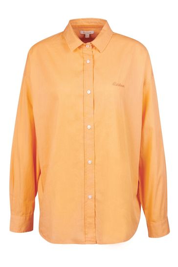 Buy Barbour Orange Kenmore Relaxed Fit Summer Shirt from Next Ireland