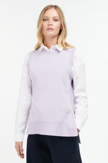 Barbour® Purple Rhyhope Knit Vest