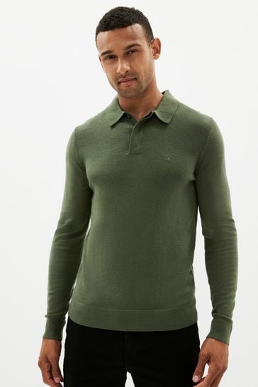 Merino wool hotsell polo sweater
