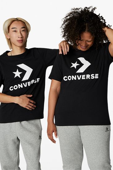 Converse Black Star Chevron T-Shirt