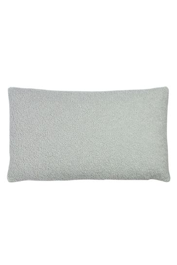 furn. Grey Shearling Snuggle Printed Slogan Cushion