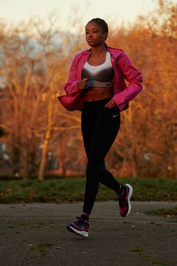 Buy Nike White Flyknit High Support Sports Bra from Next Luxembourg