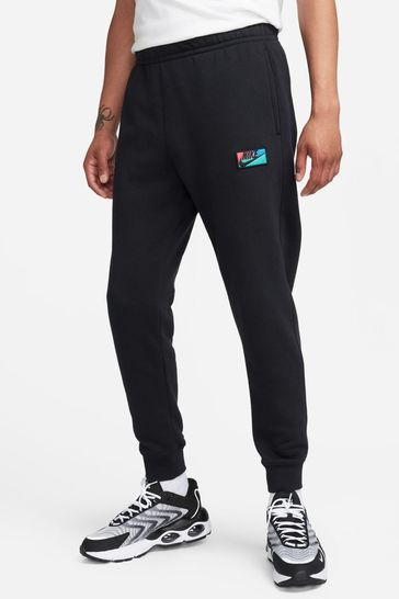 Buy Nike Black Club Fleece Brushed Back Fleece Joggers from Next