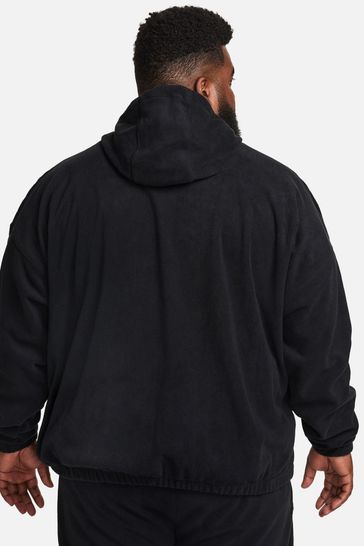 Black pullover fleece clearance