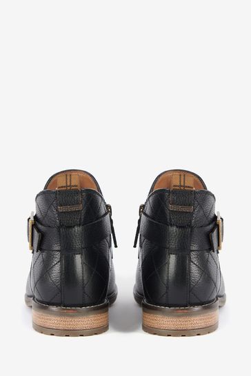Barbour black ankle boots outlet