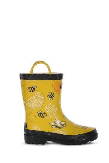 Buy Regatta Yellow Minnow Junior Welly from Next Luxembourg